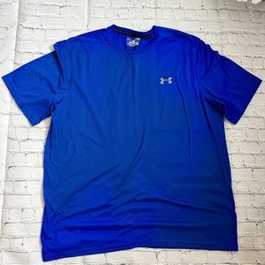 Under Armour Men's Shirt Blue Short Sleeve The Tech Tee Size XL